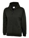 UC506 Children's Classic Full Zip Hooded Sweatshirt Black colour image